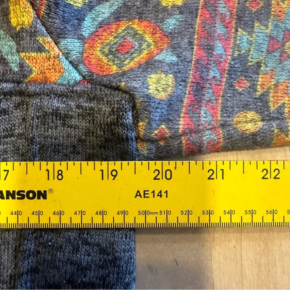 SIMPLY SOUTHERN Women's Southwestern Seahorse 1/4 Snap Jacket Size Large - Picture 11 of 11